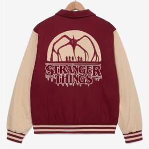 NEW Stranger Things Logo Retro Varisty Premium Jacket - Exclusive
